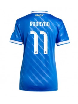 Billige Real Madrid Rodrygo Goes #11 Tredjedrakt Dame 2025-26 Kortermet